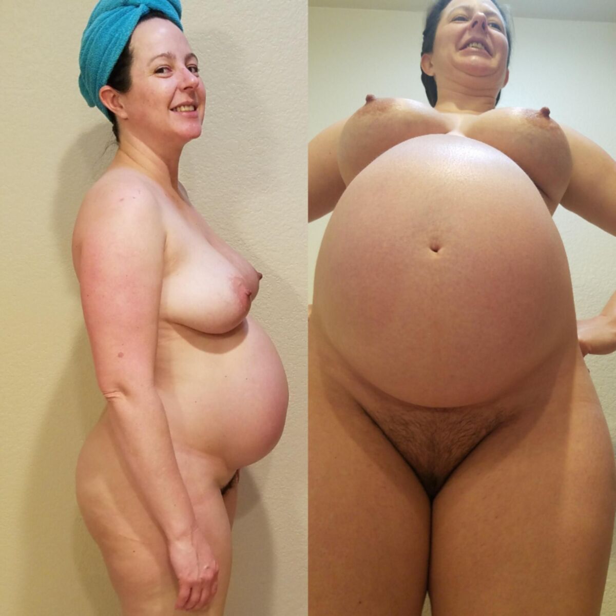 Brunette Pregnant Wife