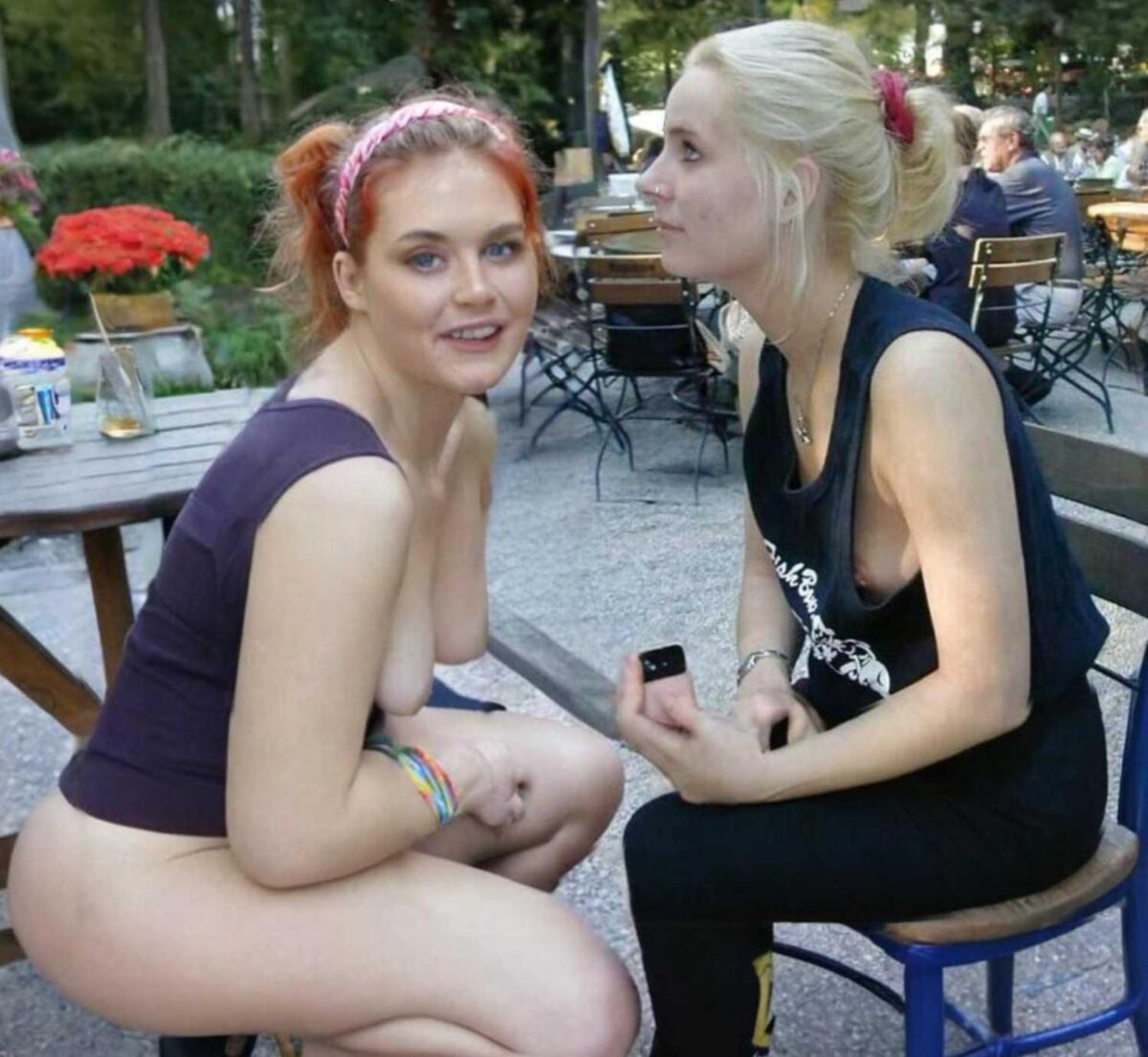 mostly self exposed proud redhead pregnant moms (over )