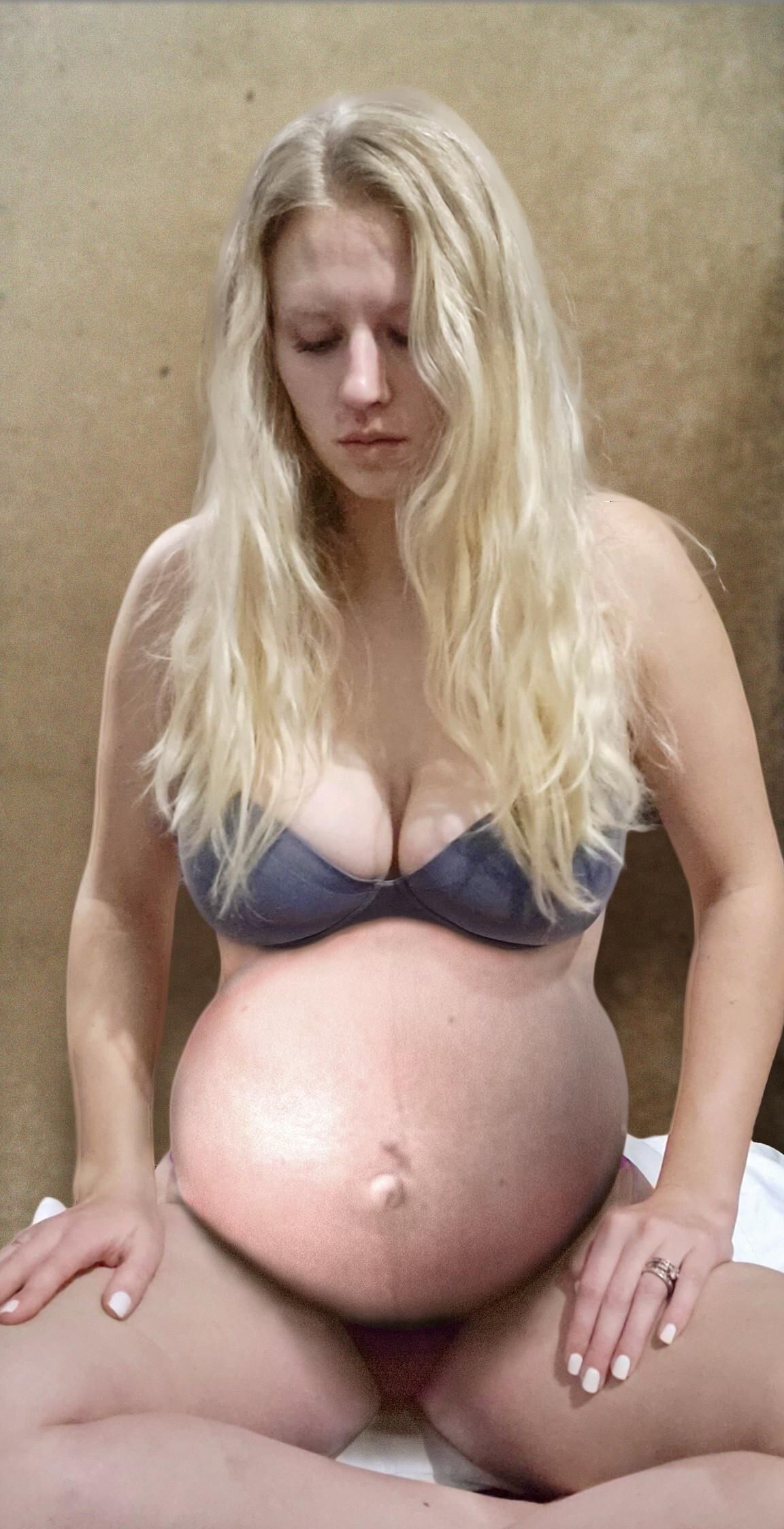 Blonde Pregnant Perfection Motherload 