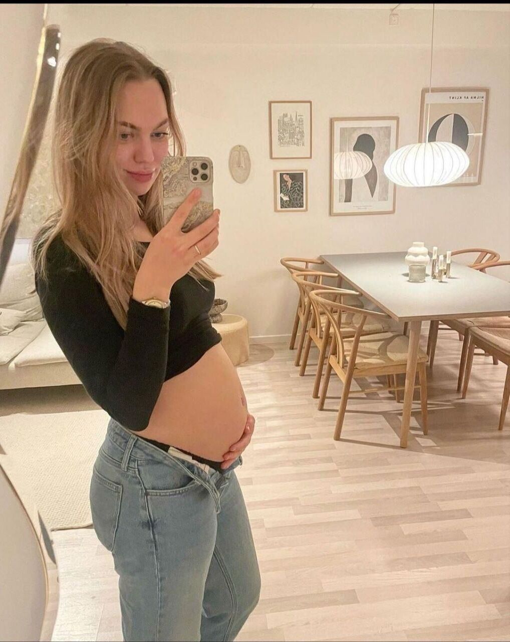 Chaud, enceinte et excitée