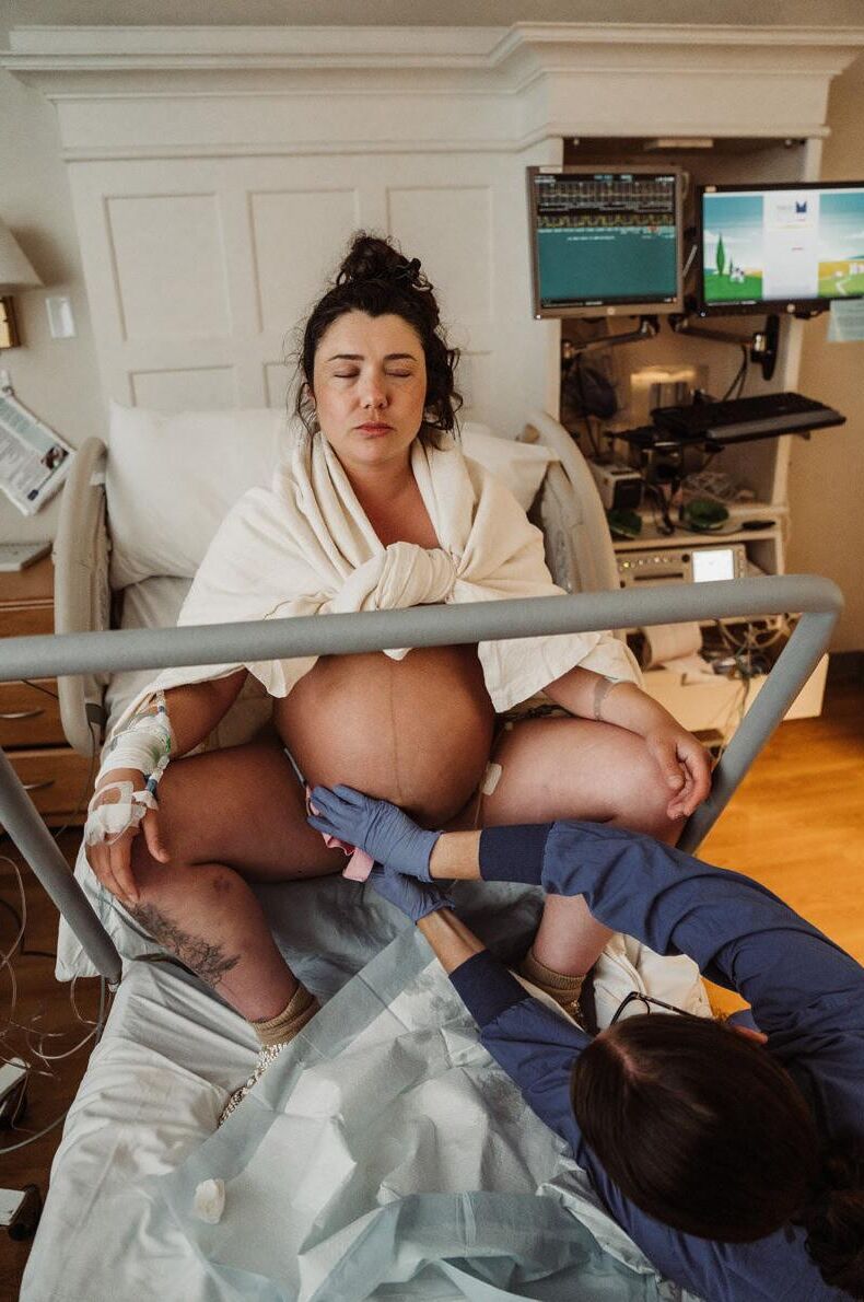 Travail enceinte maman