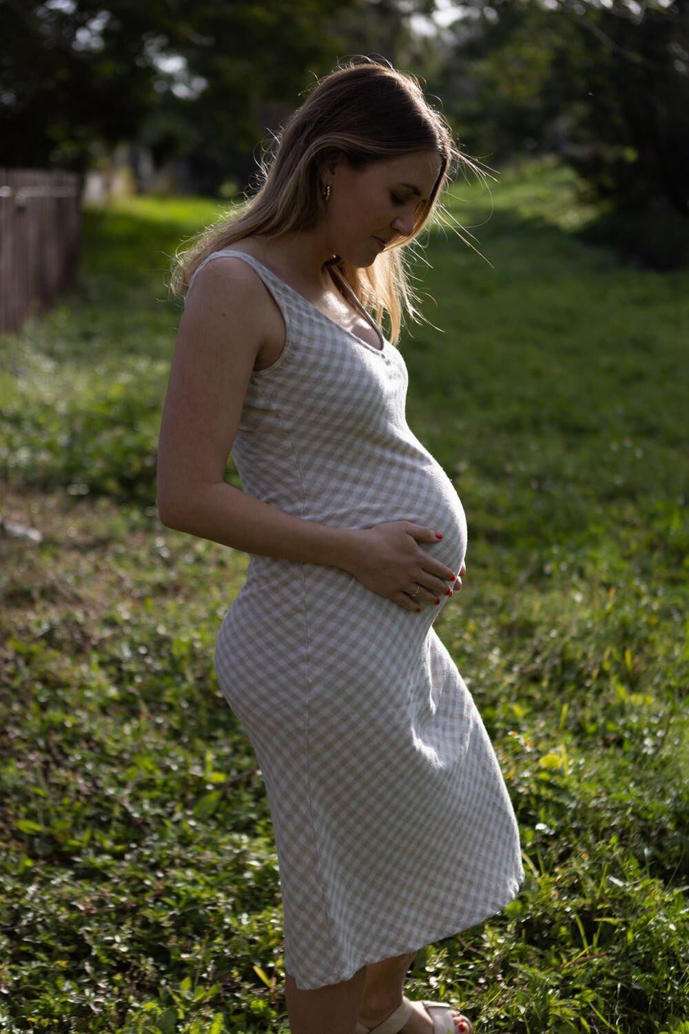 Carolyn mostra seu corpo prego